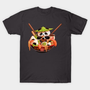 Panda bear Onigiri T-Shirt T-Shirt